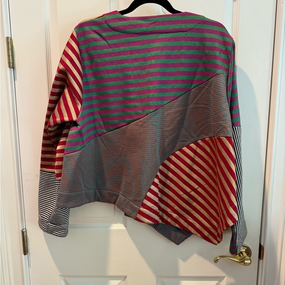 Urban by Alembika Colorful Striped Jacket size 5/XXL - New - Picture 5 of 8